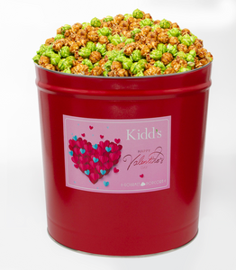 Valentine's Day Popcorn Tins