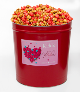 Valentine's Day Popcorn Tins