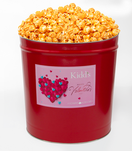 Valentine's Day Popcorn Tins