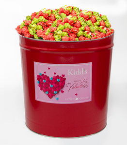 Valentine's Day Popcorn Tins