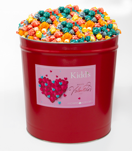 Valentine's Day Popcorn Tins