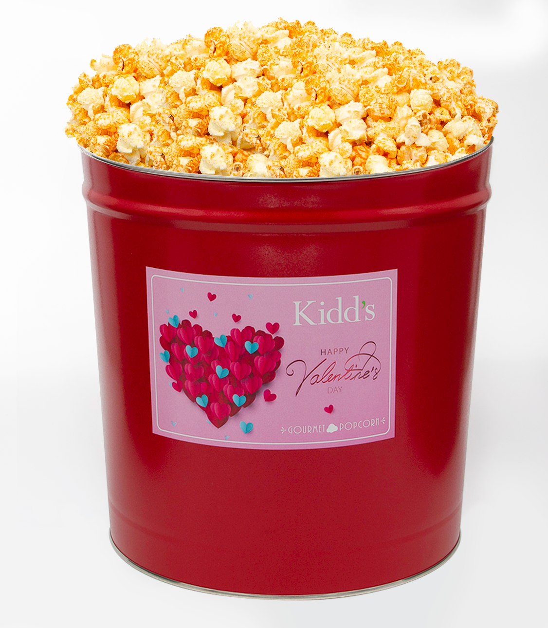 Valentine's Day Popcorn Tins