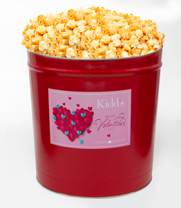 Valentine's Day Popcorn Tins