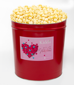 Valentine's Day Popcorn Tins