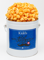 Load image into Gallery viewer, Father&#39;s love cheddar cheese. This 1 gallon tin is filled with Savory, Cheddar Cheese and can be ordered online and shipped.
