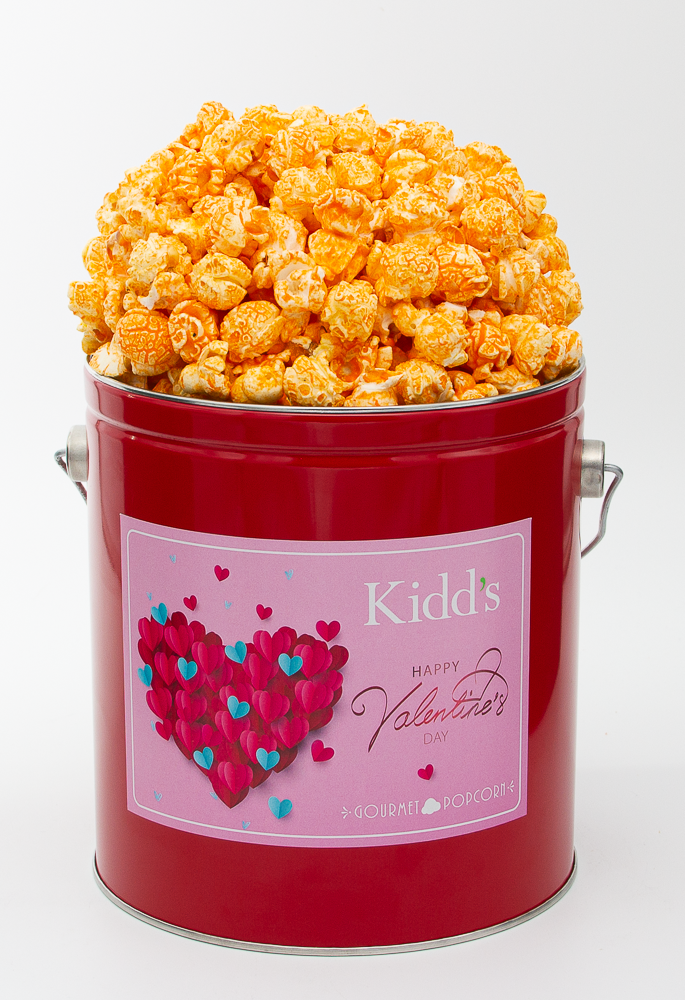 Valentine's Day Popcorn Tins