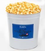 Load image into Gallery viewer, Large Cheesy Cheddar mixed with light and airy white cheddar for dad&#39;s who love savory popcorn while watching tv. its packaged for ultimate freshness and delivered same day as bagging.
