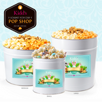 Load image into Gallery viewer, Buy Unique Easter Basket Popcorn Tins filled with award willing popcorn flavors made fresh and delivered straight to your door. Easter Bunny approved!
