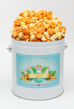 Load image into Gallery viewer, Hot Buffalo and Creamy Ranch Gourmet Popcorn In Small Easter Basket Tin
