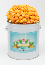 Load image into Gallery viewer, Gourmet Easter Gift Basket filled with kernels of fresh cheddar cheese popcorn.
