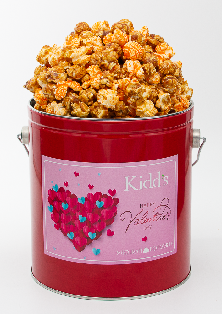 Valentine's Day Popcorn Tins