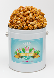 Popular Caramel and Peanuts in Easter Basket.