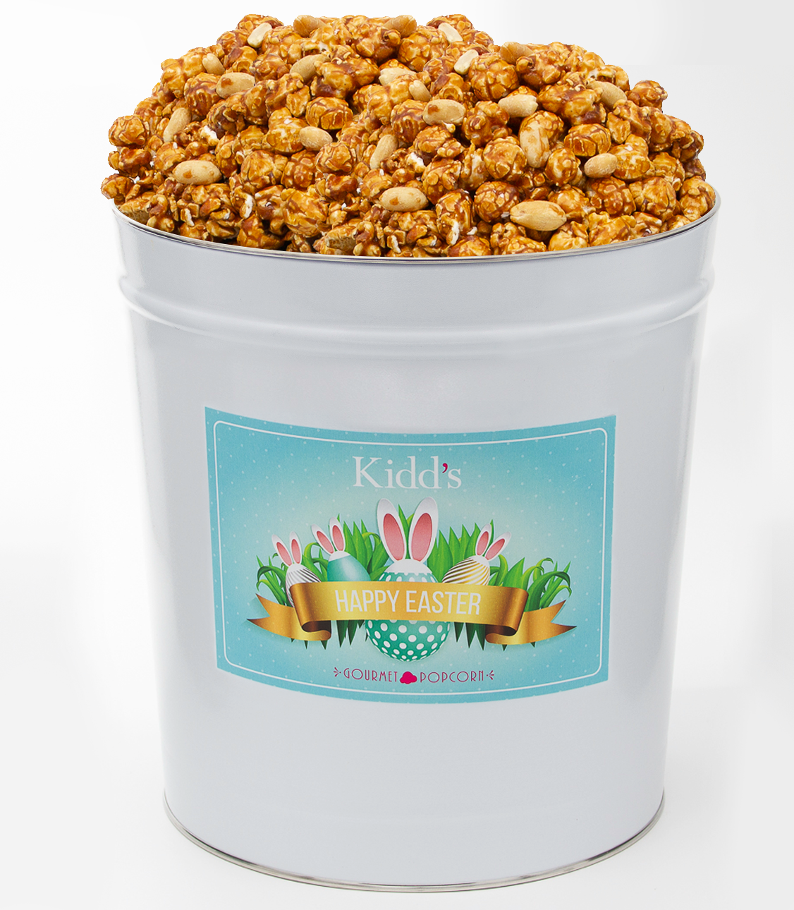 buy large Easter Basket gift of peanuts and caramel gourmet popcorn online