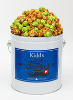 Load image into Gallery viewer, world wide best caramel corn mixed with green apple in 1 gallon father&#39;s day popcorn tin. order online and delivery anywhere.
