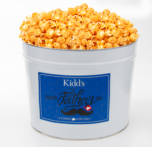 father's day savory cheddar cheese gourmet popcorn flavor is indulgent and ready to ship quickly. 