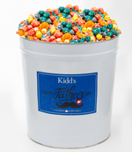 Load image into Gallery viewer, share the rainbow of candy popcorn. blue raspberry, orange, vanilla, lemon, grape all are flavorful, colorful and make his dad festive and feel special.
