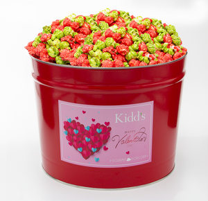 Valentine's Day Popcorn Tins