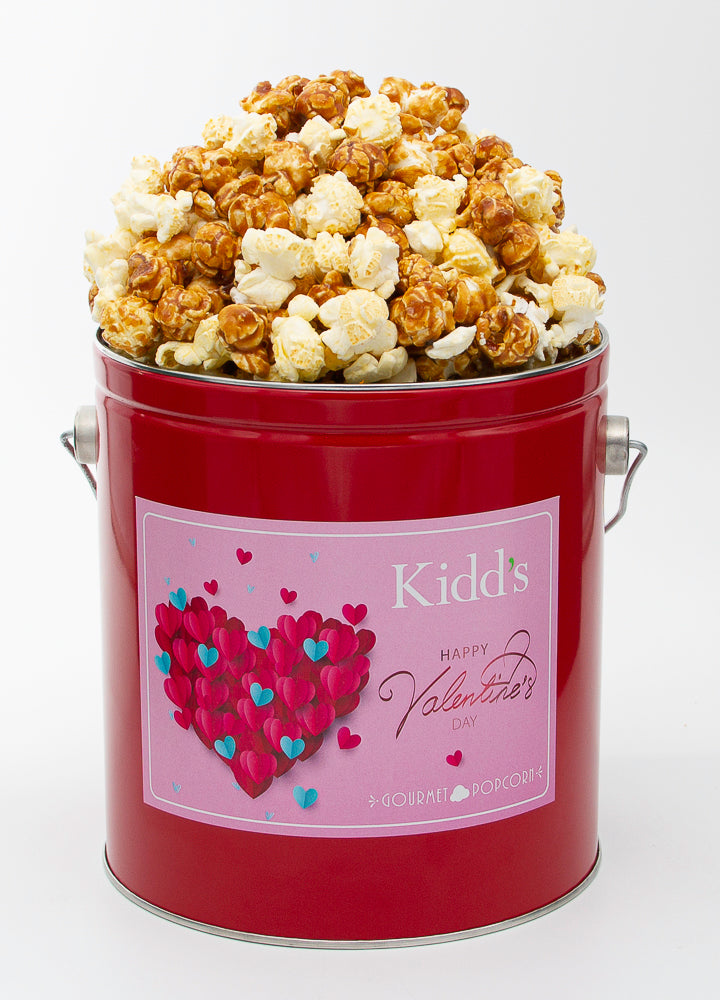 Valentine's Day Popcorn Tins