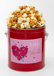 Valentine's Day Popcorn Tins