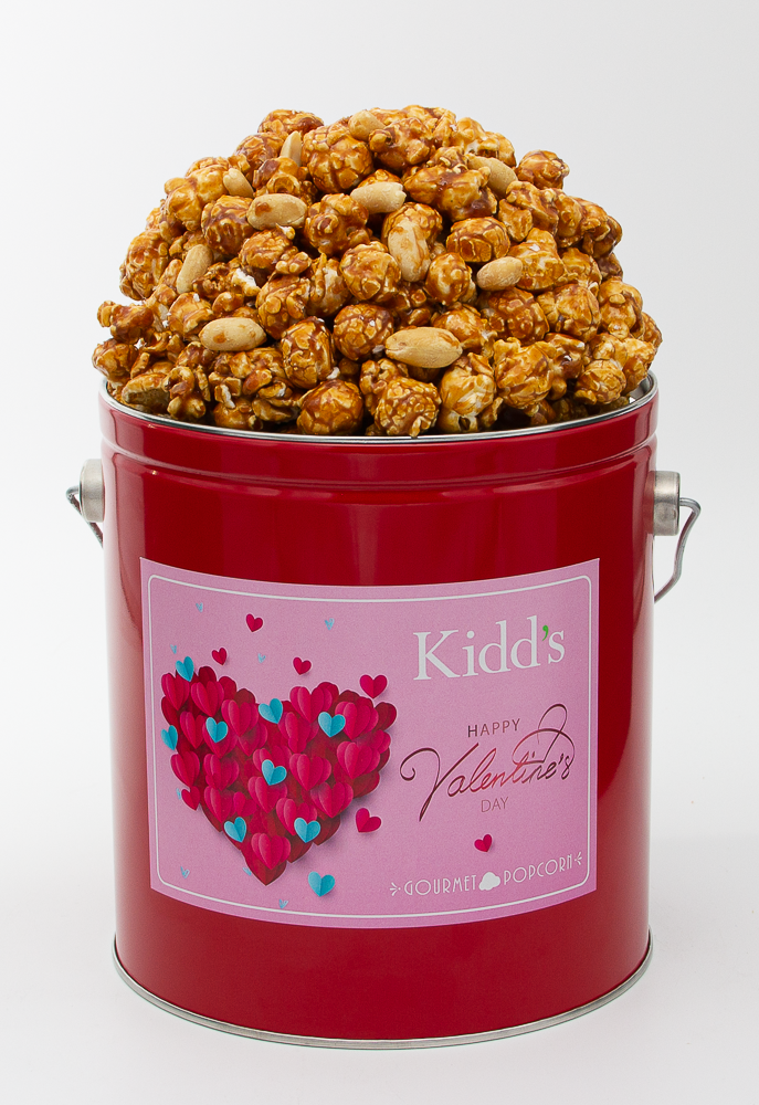 Valentine's Day Popcorn Tins