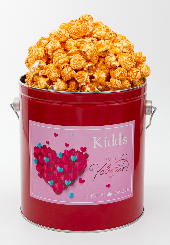 Valentine's Day Popcorn Tins