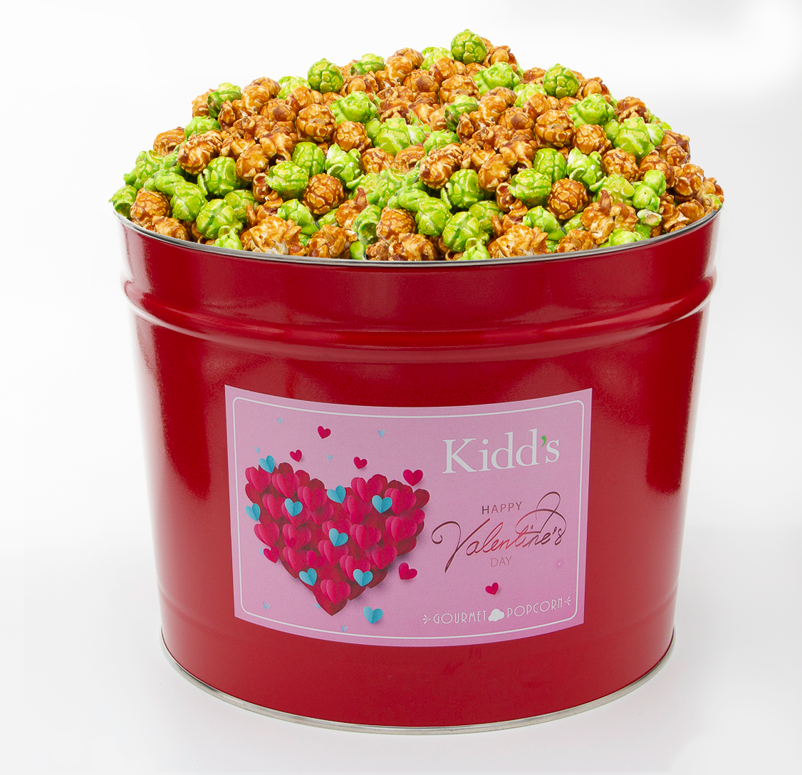 Valentine's Day Popcorn Tins