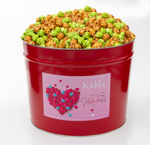 Valentine's Day Popcorn Tins